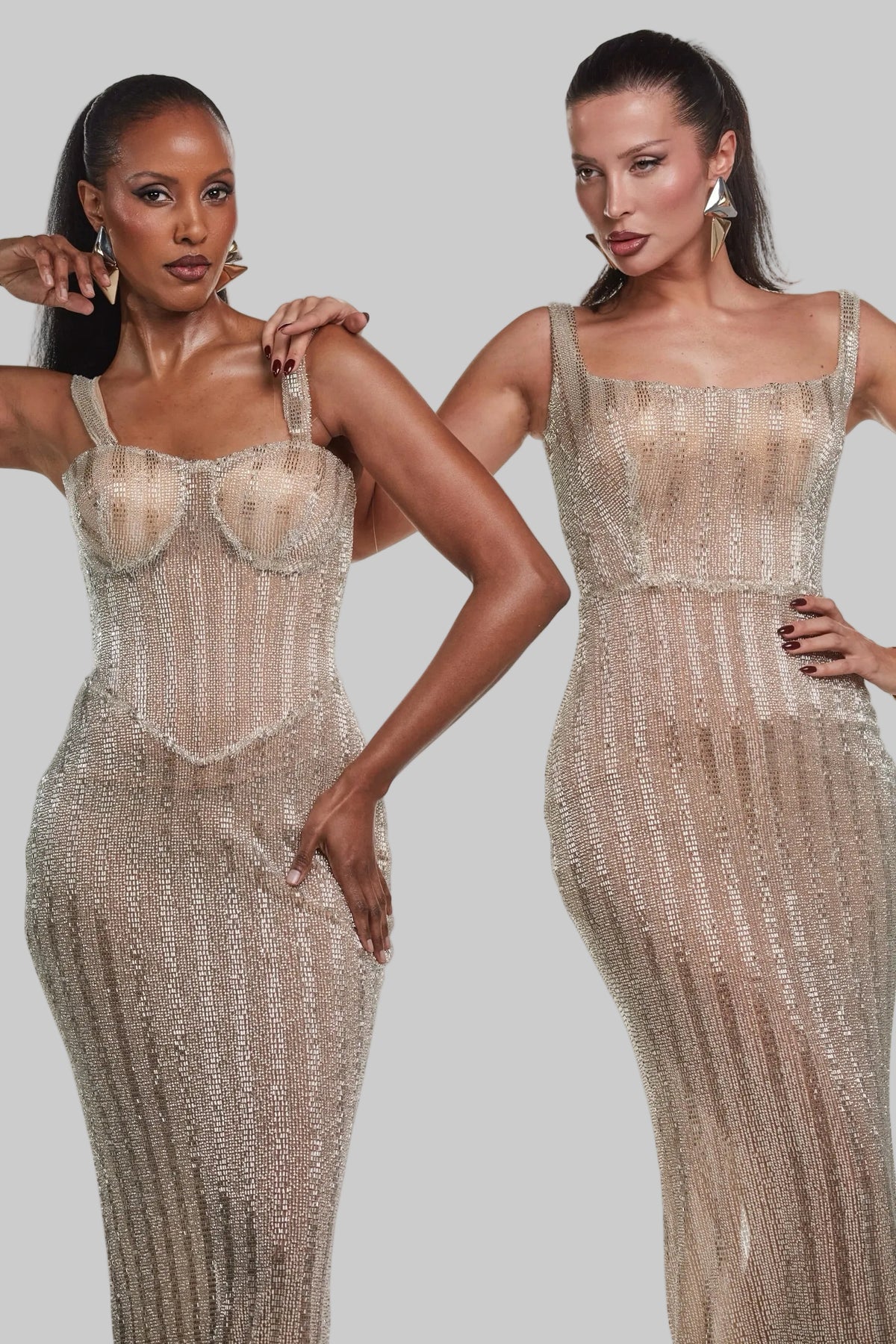 Liquid Runway - nude dress - Robéne SS26